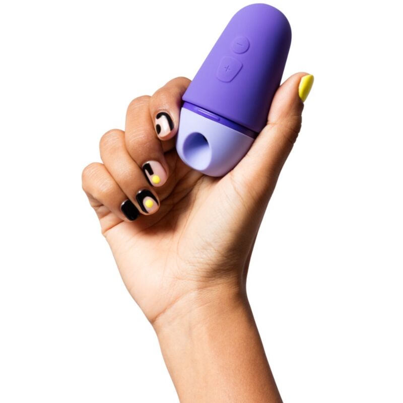 ROMP - FREE X CLITORAL STIMULATOR WITH LID 10 LEVELS RECHARGEABLE PURPLE - Bild 3
