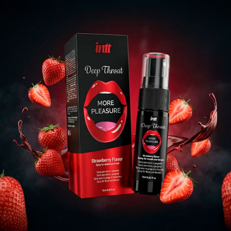 INTT - DEEP THROAT MORE PLEASURE ORAL SPRAY STRAWBERRY FLAVOR - Bild 3