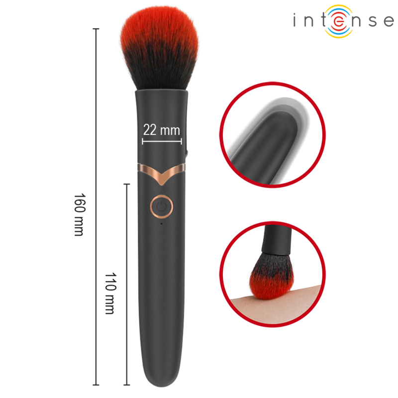 INTENSE - EMILIA VIBRATING BRUSH 10 VIBRATIONS 16 CM - Bild 5
