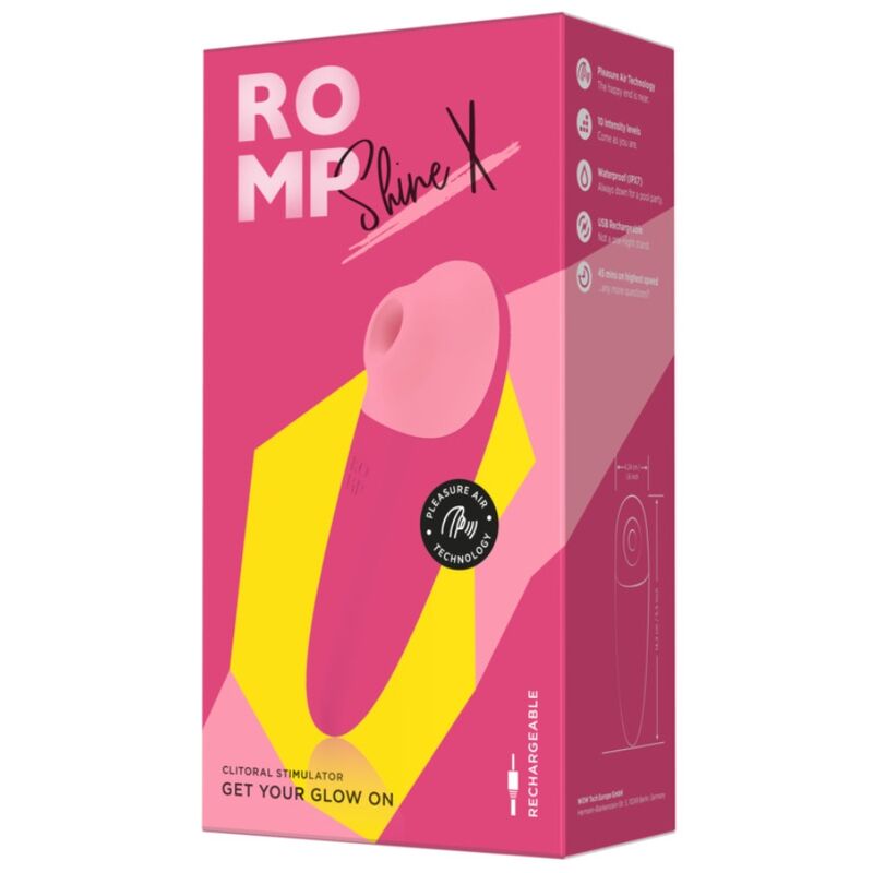 ROMP - SHINE X CLITORAL SUCTION 10 LEVELS PINK - Bild 11