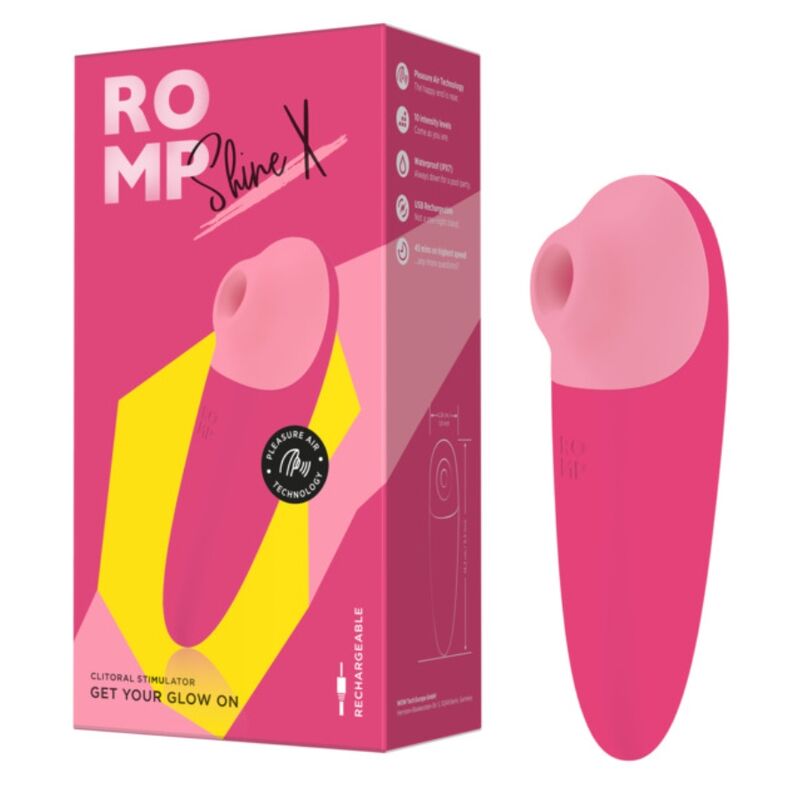 ROMP - SHINE X CLITORAL SUCTION 10 LEVELS PINK - Bild 10