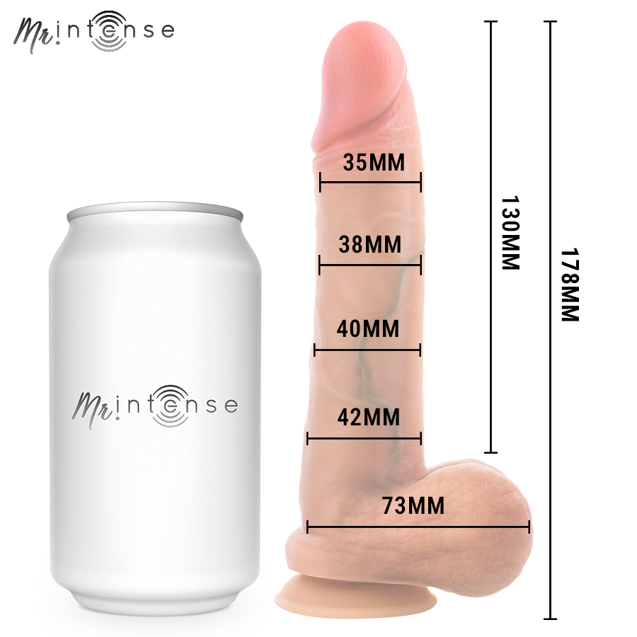 MR INTENSE - GARY S ULTRA-REALISTIC SILICONE COCK WITH TESTICLES 17.8 CM -Ø- 4.2 CM - Bild 5