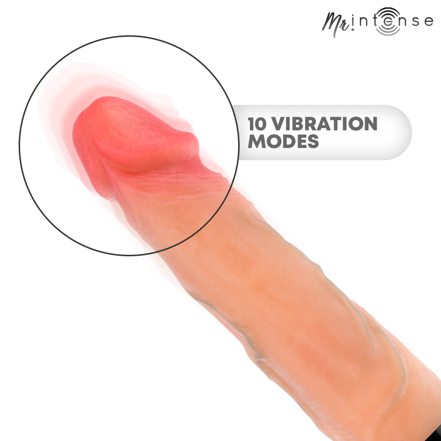 MR INTENSE - JEAN UP&DOWN VIBRATOR SILICONE WITH HEAT EFFECT 24 CM -Ø- 3.8 CM - Bild 5