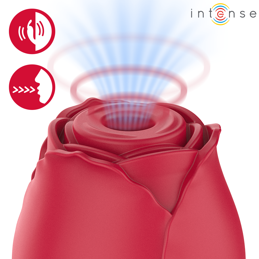 INTENSE - CAMELLIA CLITORAL SUCTION ROSE BY WAVES BORDEAUX - Bild 6