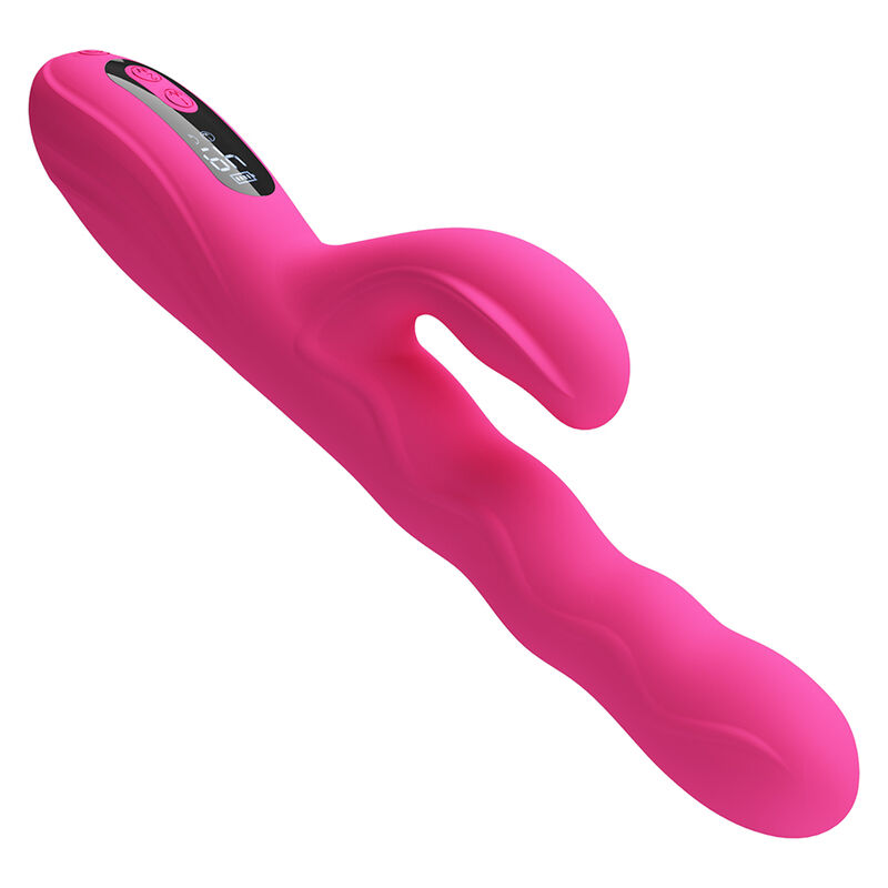 Alternative view of PRETTY LOVE - WINTERS MULTIFUNCTION RABBIT VIBRATOR WITH LED DISPLAY PINK