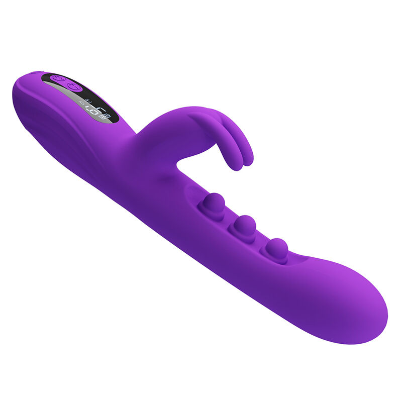PRETTY LOVE - SABIEN RABBIT VIBRATOR WITH TAPPING STIMULATION AND PURPLE LED - Bild 3