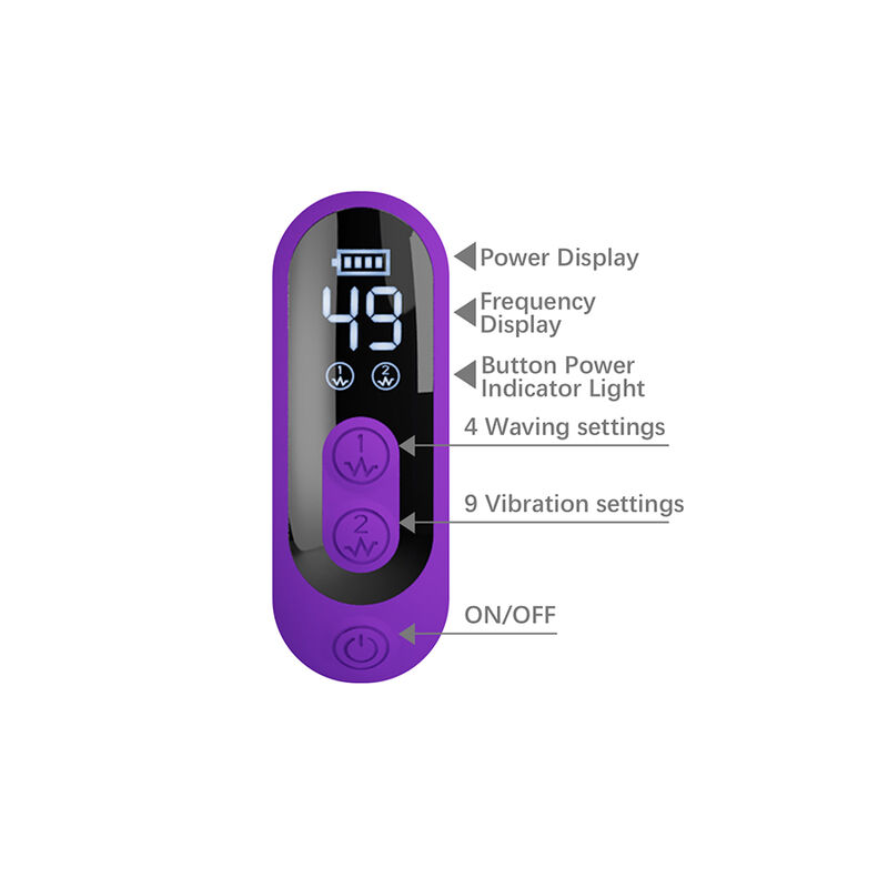 PRETTY LOVE - SABIEN RABBIT VIBRATOR WITH TAPPING STIMULATION AND PURPLE LED - Bild 8