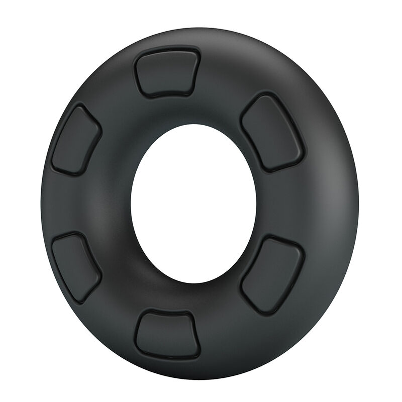 CRAZY BULL - BERTRAM SUPER SOFT SILICONE COCK RING BLACK - Bild 4