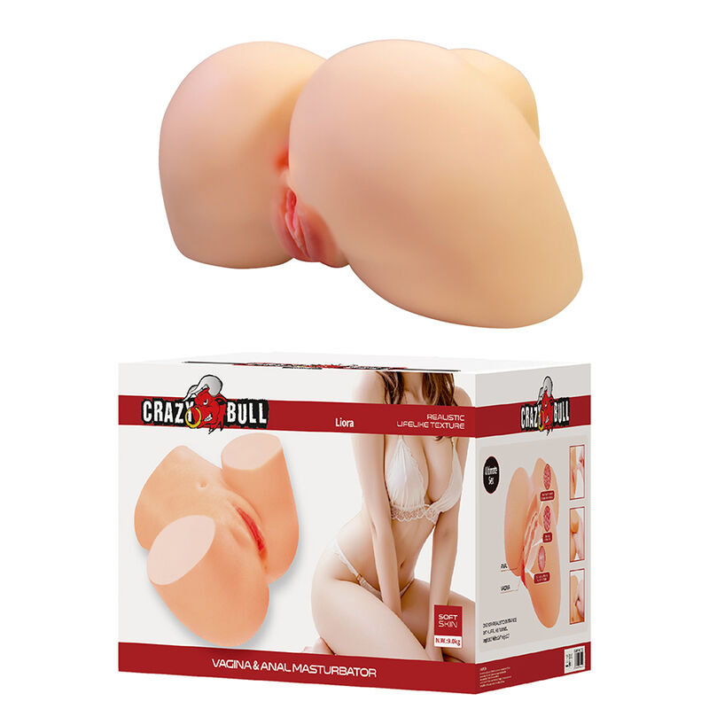 CRAZY BULL - LIORA XXL DOUBLE VAGINAL AND ANAL MASTURBATOR - Bild 12