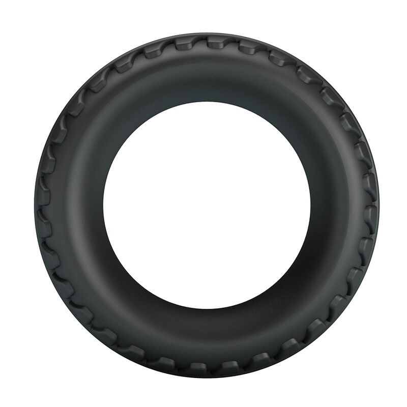 CRAZY BULL - MERRITT TEXTURED SILICONE COCK RING BLACK - Bild 3
