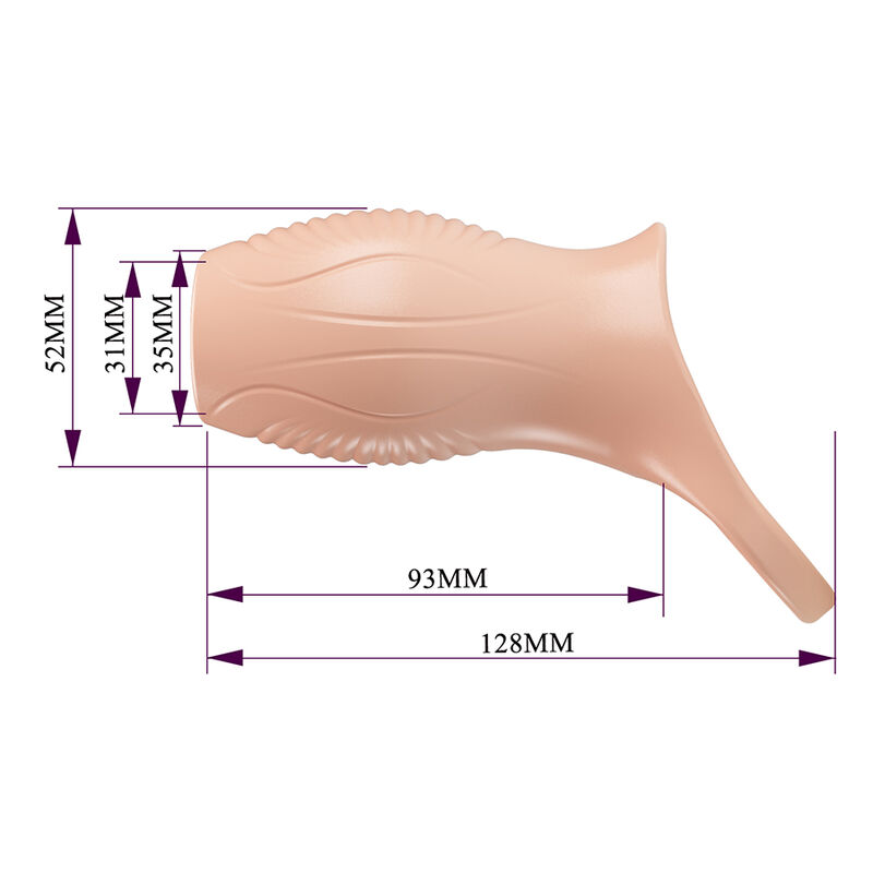 Alternative view of PRETTY LOVE - GERALDINE THICKENING PENIS SHEATH
