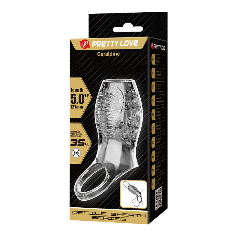 Alternative view of PRETTY LOVE - GERALDINE THICKENING TEXTURED TRANSPARENT FUNDA