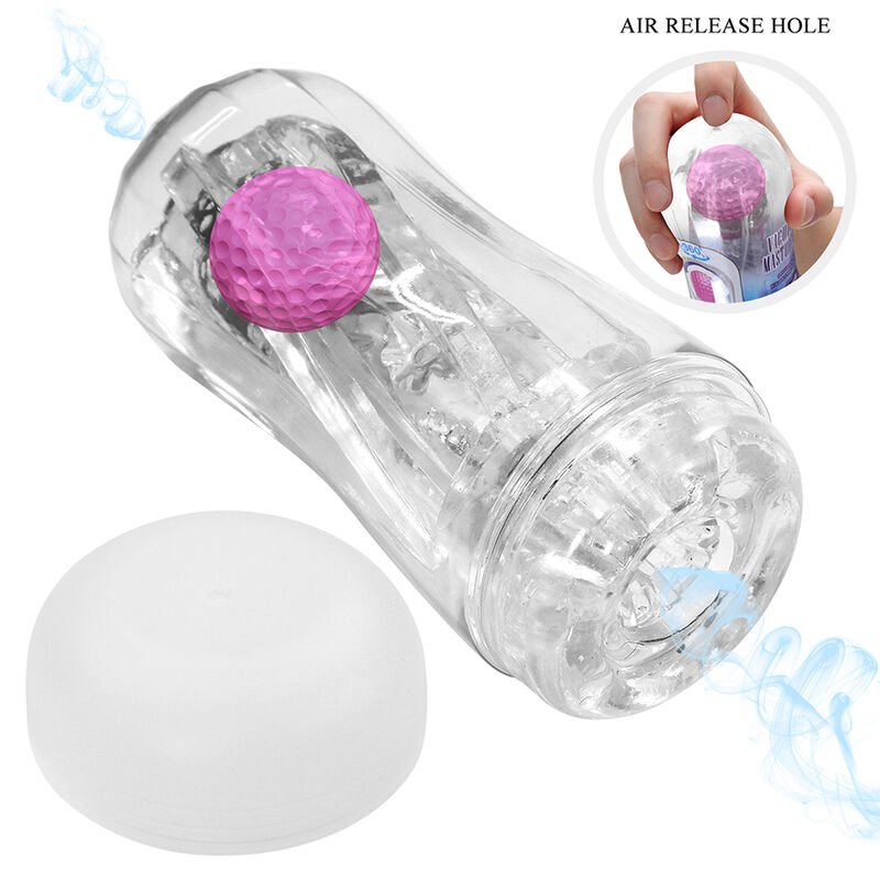 PRETTY LOVE - 360º TEXTURED MASTURBATION CUP CLEAR - Bild 4