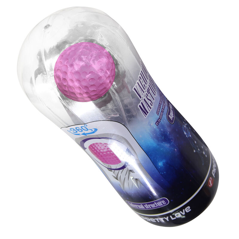 PRETTY LOVE - 360º TEXTURED MASTURBATION CUP CLEAR - Bild 5