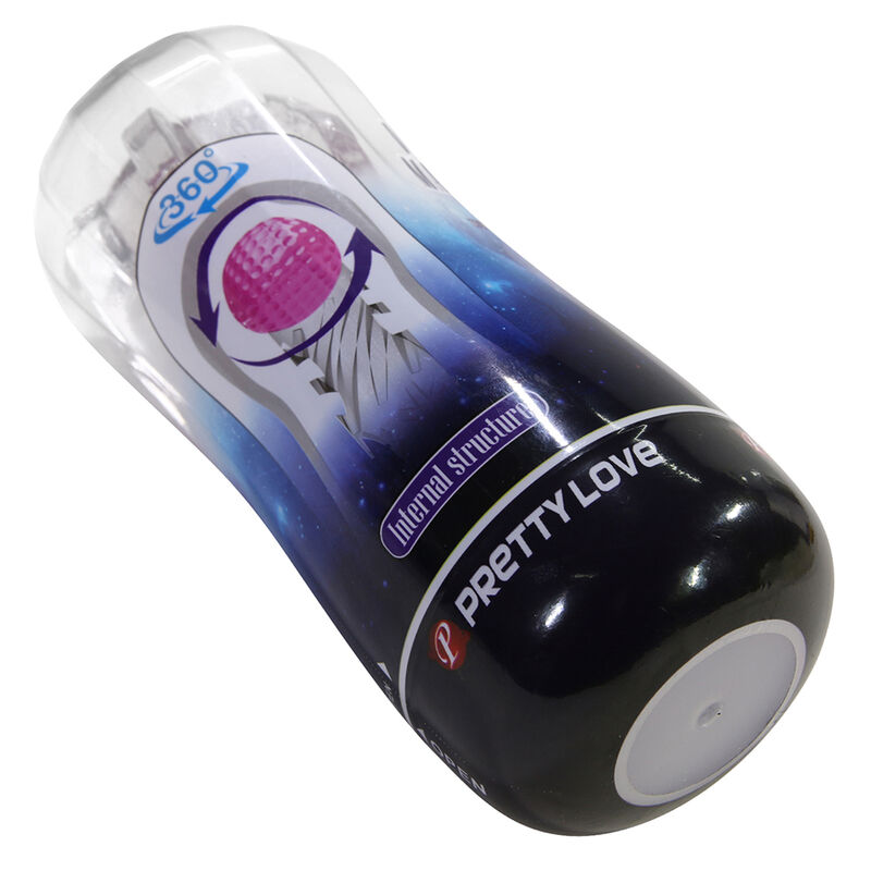 PRETTY LOVE - 360º TEXTURED MASTURBATION CUP CLEAR - Bild 7
