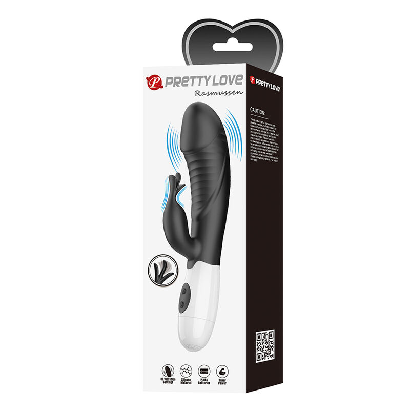 PRETTY LOVE - RASMUSSEN 30 FUNCTION RABBIT VIBRATOR BLACK - Bild 6