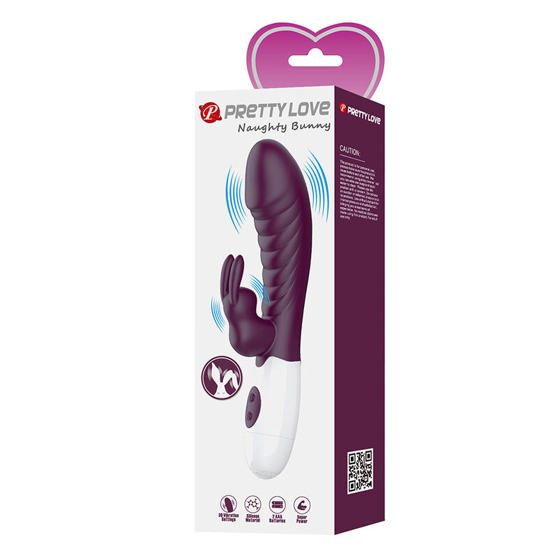 PRETTY LOVE - NAUGHTY BUNNY 30 FUNCTION RABBIT VIBRATOR PURPLE - Bild 5