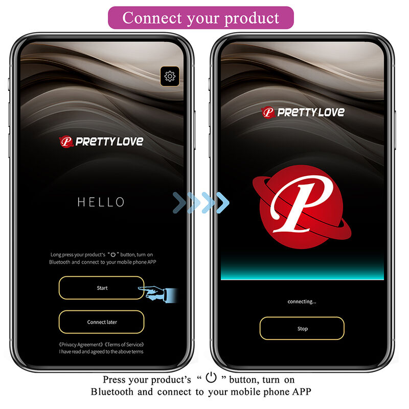 PRETTY LOVE - KLAY THRUSTING EGG VIBRATOR APP CONTROL PURPLE - Bild 9