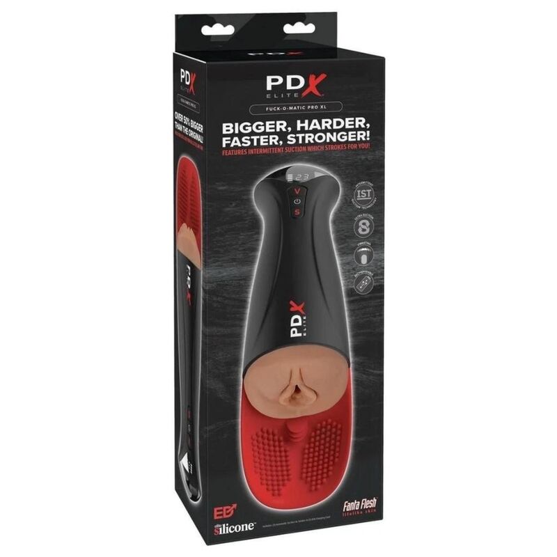 Alternative view of PDX ELITE - FAP-O-MATIC PRO XL AUTOMATIC VIBRATING STROKER BROWN 34.9 CM