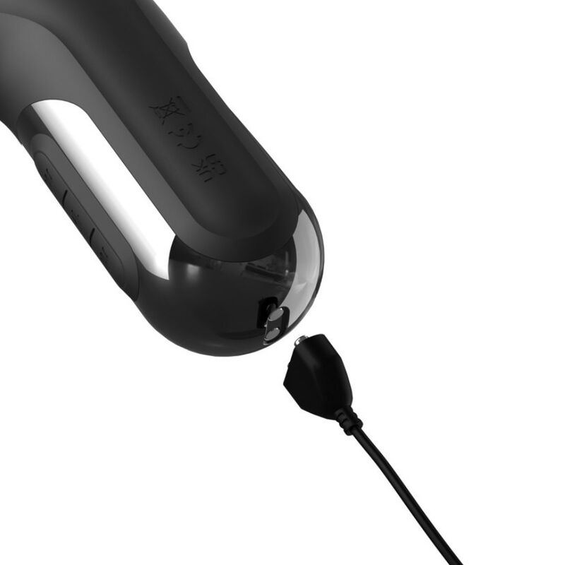 Alternative view of FETISH FANTASY SERIES - SONIX SILICONE THRUSTER RABBIT VIBRATOR BLACK