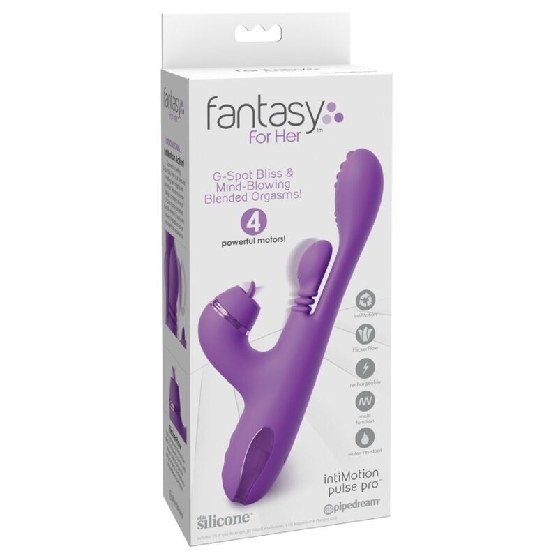 FANTASY FOR HER - INTIMOTION PULSE PRO VIBE RABBIT VIBRATOR PURPLE - Bild 8