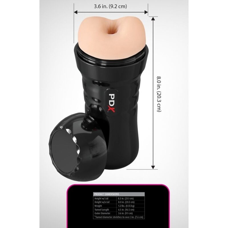 PDX EXTREME - WET BUSSIES SUPER BANGIN' BUTTHOLE ANAL STROKER 20.8 CM - Bild 4