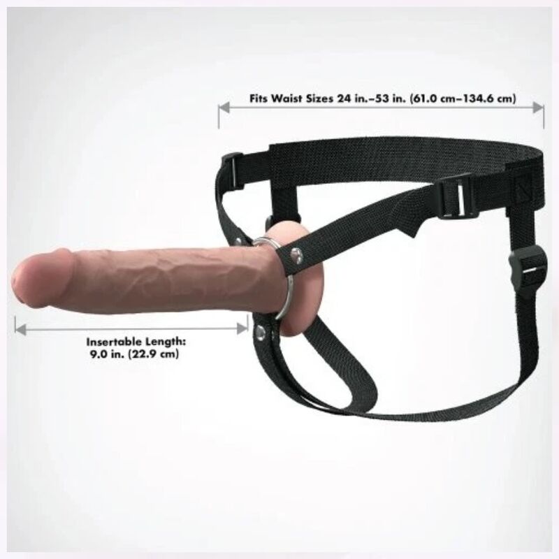 FANTASY X-TENSIONS - ELITE REALISTIC HOLLOW STRAP-ON 24.1 CM - Bild 5