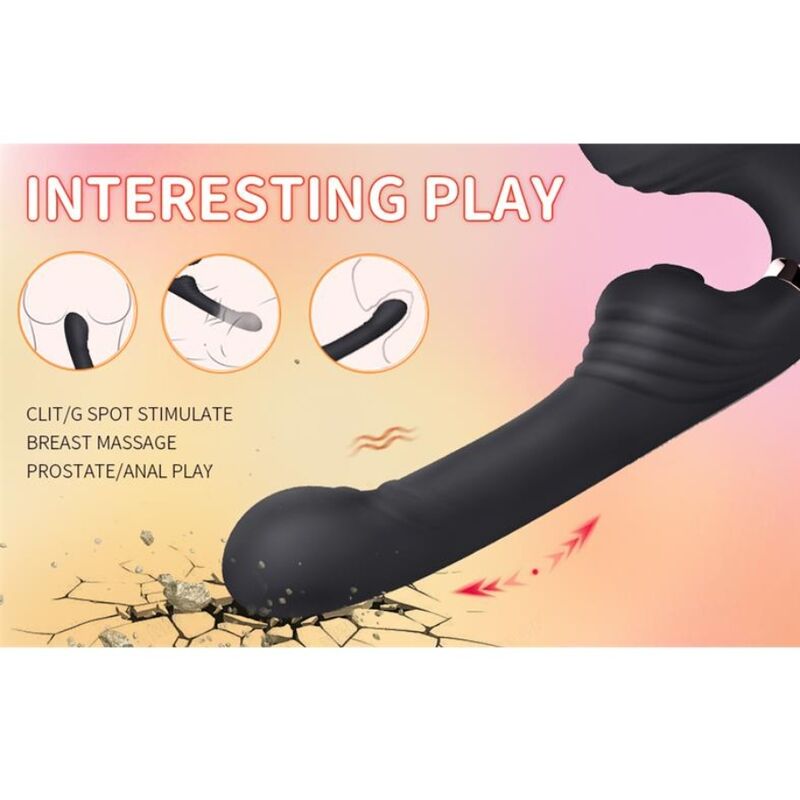 NALONE - ALLOW DUAL VIBE WITH ROTATION AND THRUSTING BLACK - Bild 6