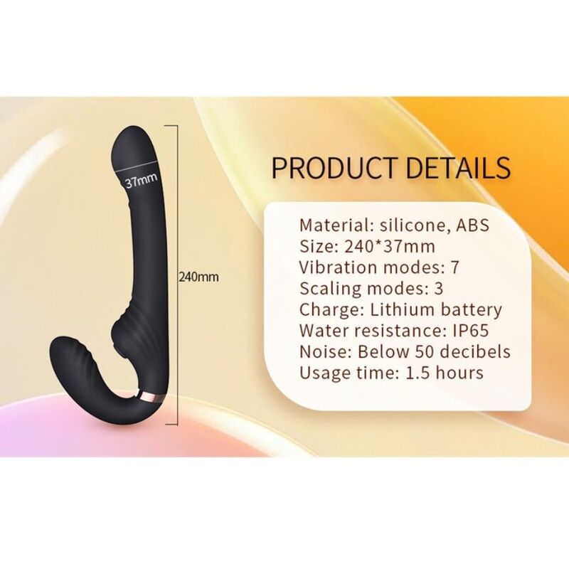 NALONE - ALLOW DUAL VIBE WITH ROTATION AND THRUSTING BLACK - Bild 8
