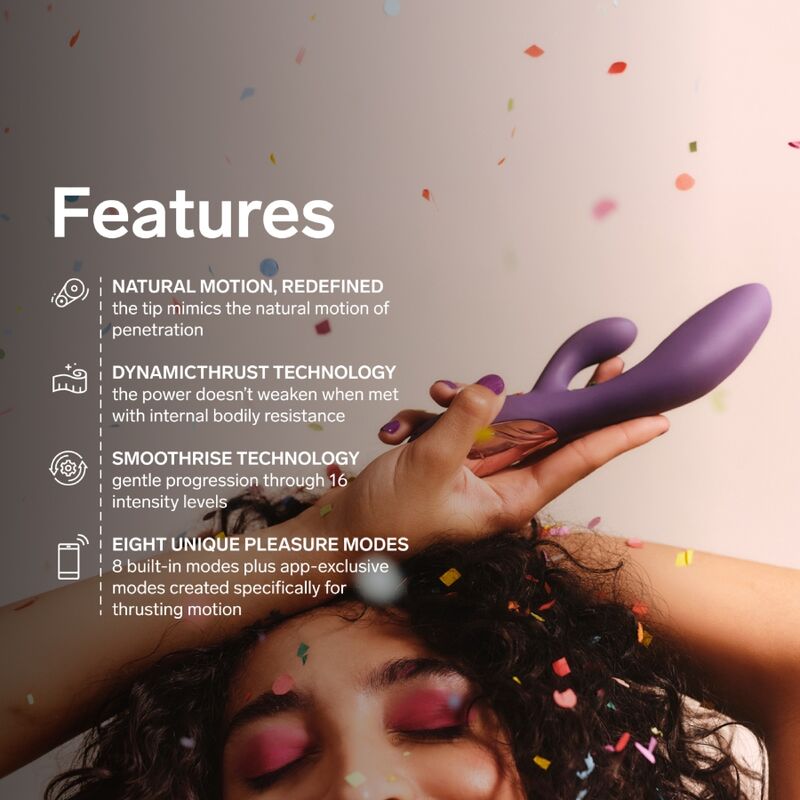 LELO - INA THRUST RABBIT THRUSTING VIBRATOR PURPLE - Bild 8