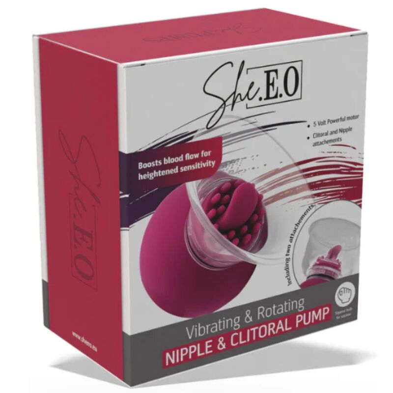 SHE.E.O - VIBRATING AND ROTATING PUMP FOR NIPPLES AND CLITORIS - Bild 5