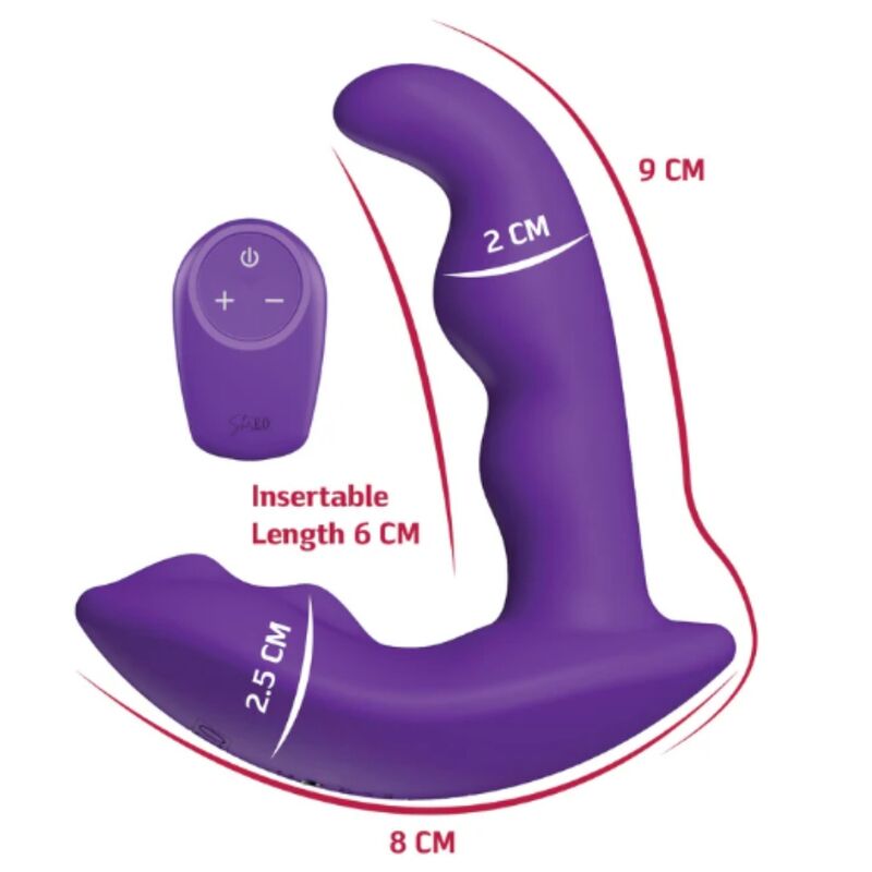 SHE.E.O - ROTATING VIBRATING ANAL STIMULATOR WITH REMOTE CONTROL - PURPLE - Bild 3