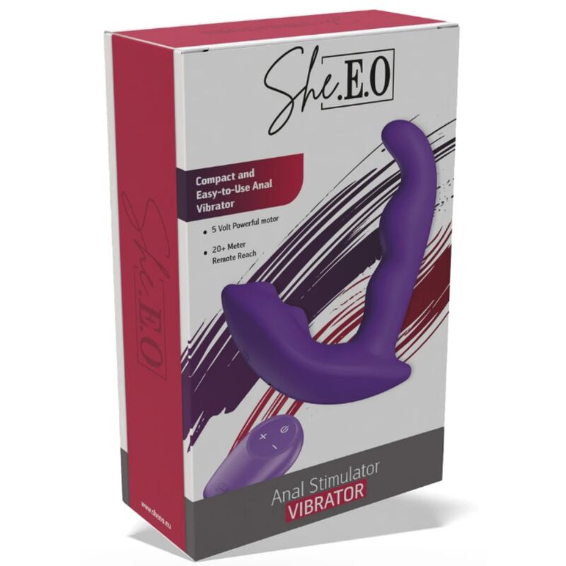 SHE.E.O - ROTATING VIBRATING ANAL STIMULATOR WITH REMOTE CONTROL - PURPLE - Bild 8