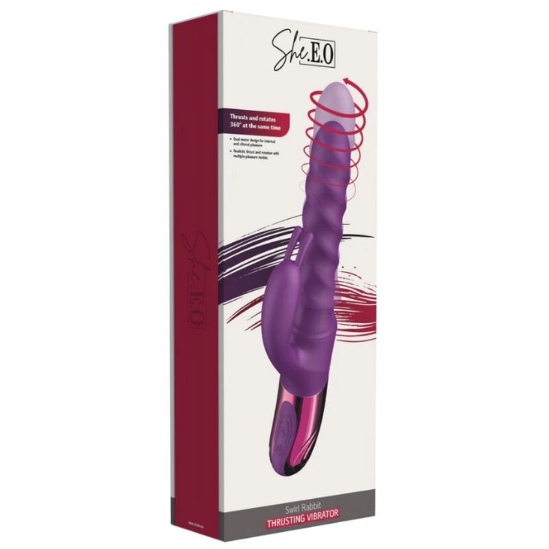 SHE.E.O - PURPLE RABBIT SWIRL VIBRATOR - Bild 2