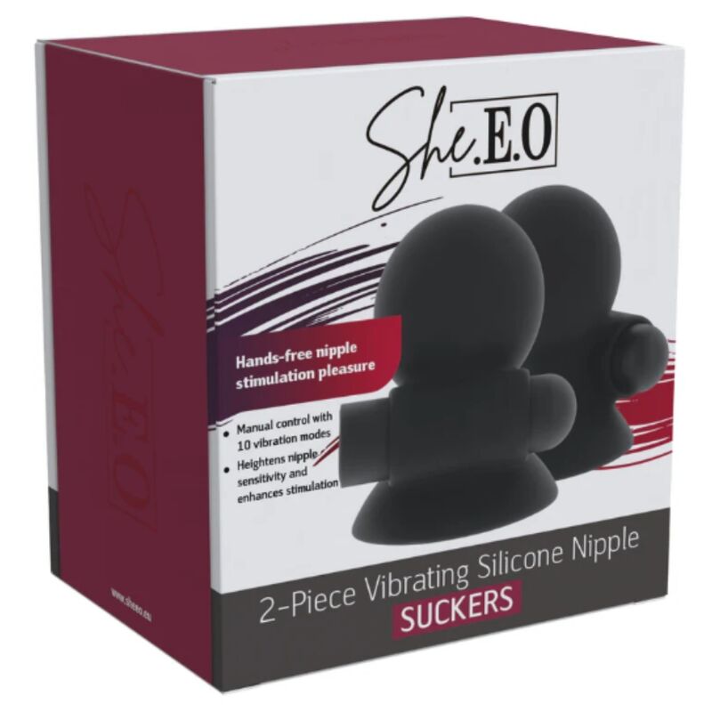 Alternative view of SHE.E.O - RECHARGEABLE VIBRATING NIPPLE SUCTION GEL