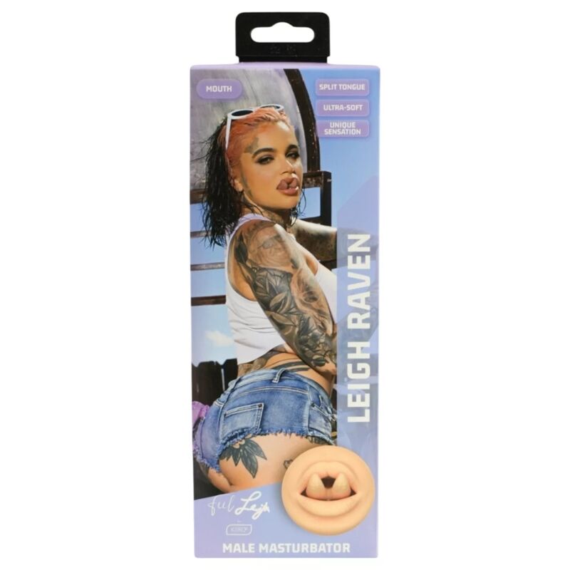 Alternative view of KIROO - RAVEN MOUTH REALISTIC VIPER TONGUE MASTURBATOR