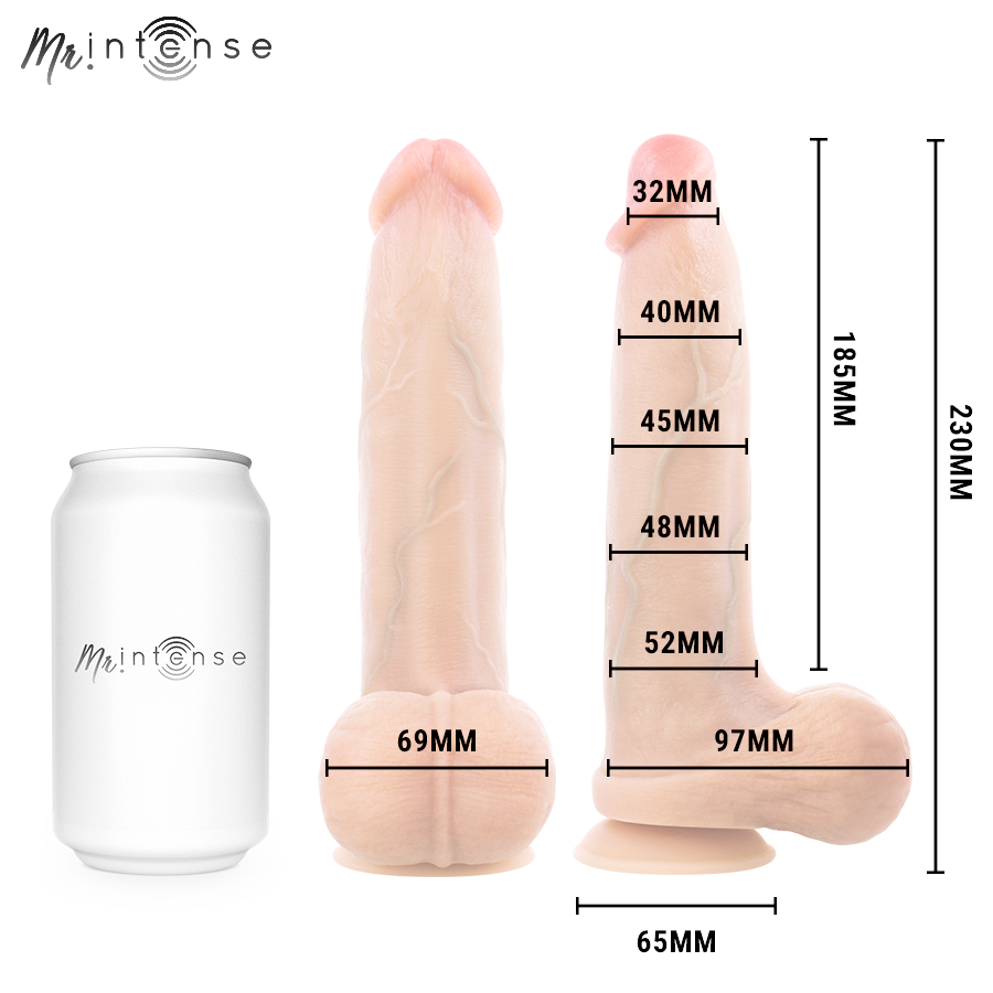 MR INTENSE - BRUCE L DILDO SILICONE 23 CM -Ø- 5.2 CM - Bild 5