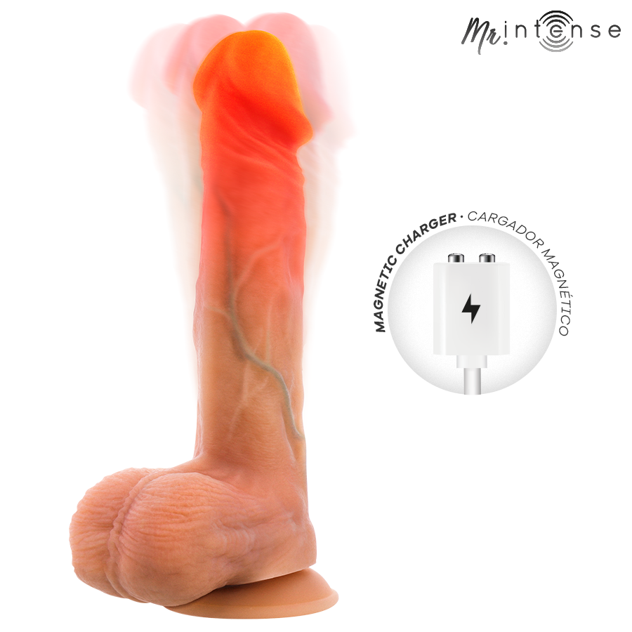 MR INTENSE - LOGAN VIBRATOR DILDO SILICONE WITH HEAT EFFECT AND REMOTE CONTROL 20 CM -Ø- 4,1 CM - Bild 11