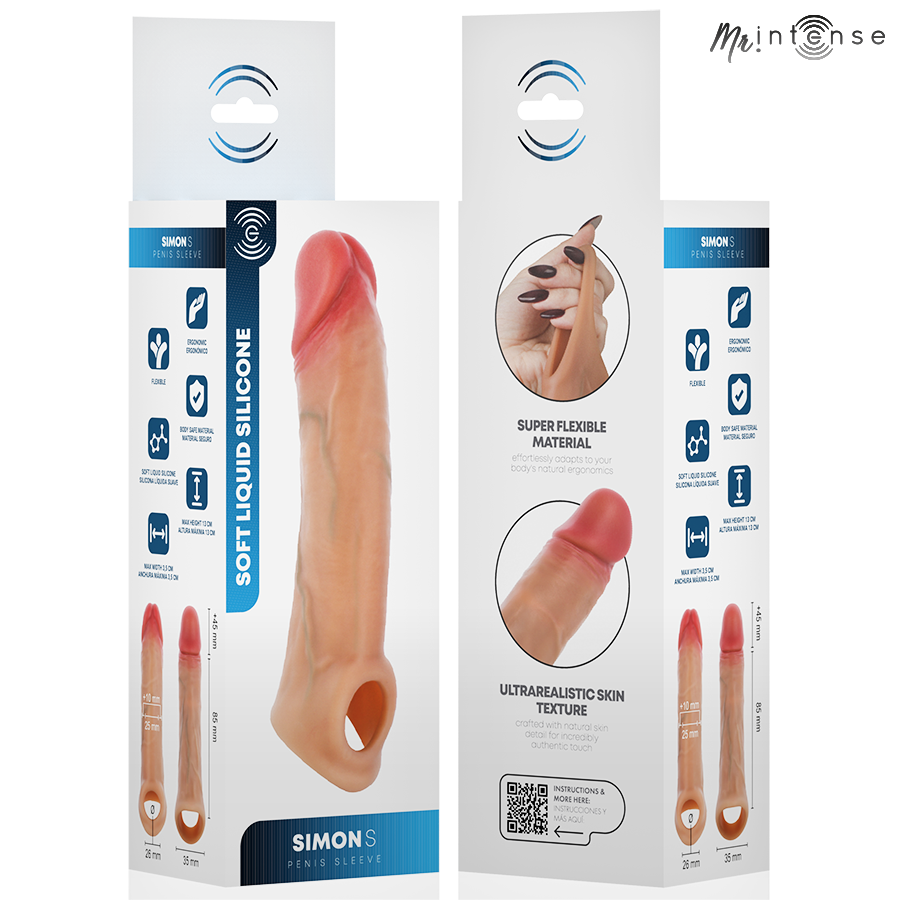 MR INTENSE - SIMON S SILICONE PENIS COVER 13 CM -Ø- 4 CM - Bild 6