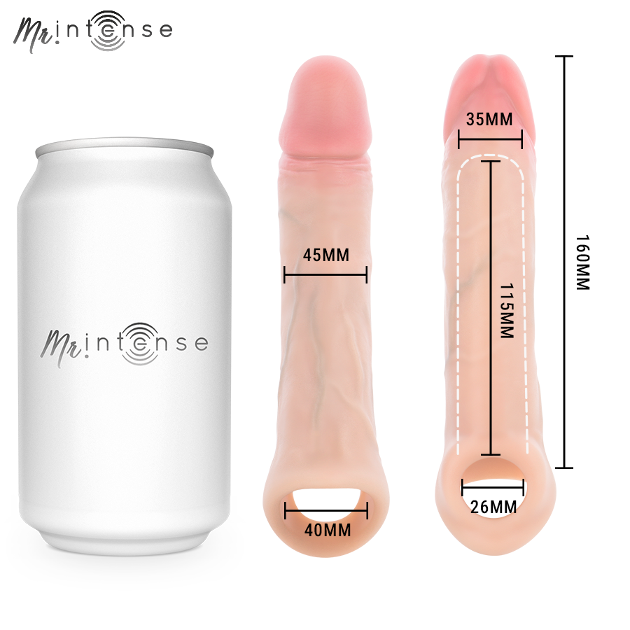MR INTENSE - SIMON L SILICONE PENIS COVER 16 CM -Ø- 4.5 CM - Bild 6