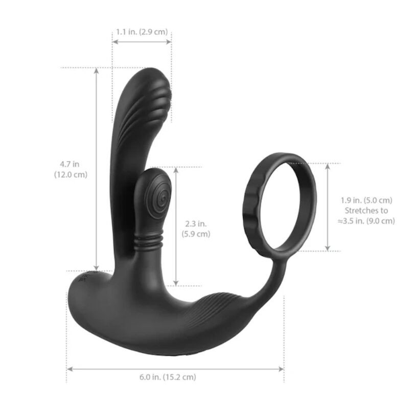 ANAL FANTASY ELITE - ASS-GASM INTIMOTION RECHARGEABLE ANAL & PERINEAL STIMULATOR - Bild 5