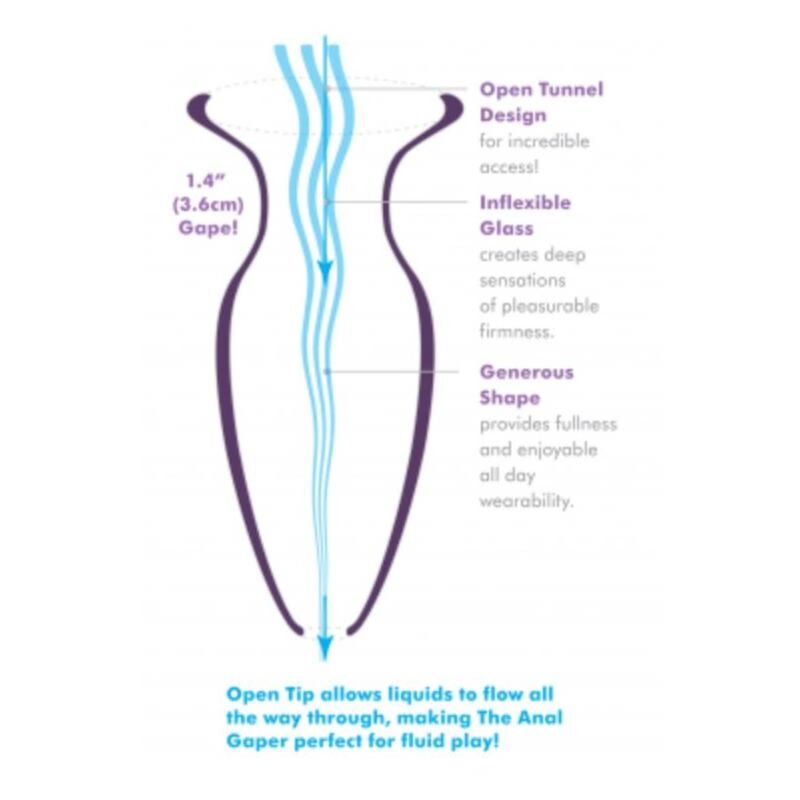 Alternative view of ANAL FANTASY ELITE - MEGA ANAL GAPER CLEAR ANAL PLUG