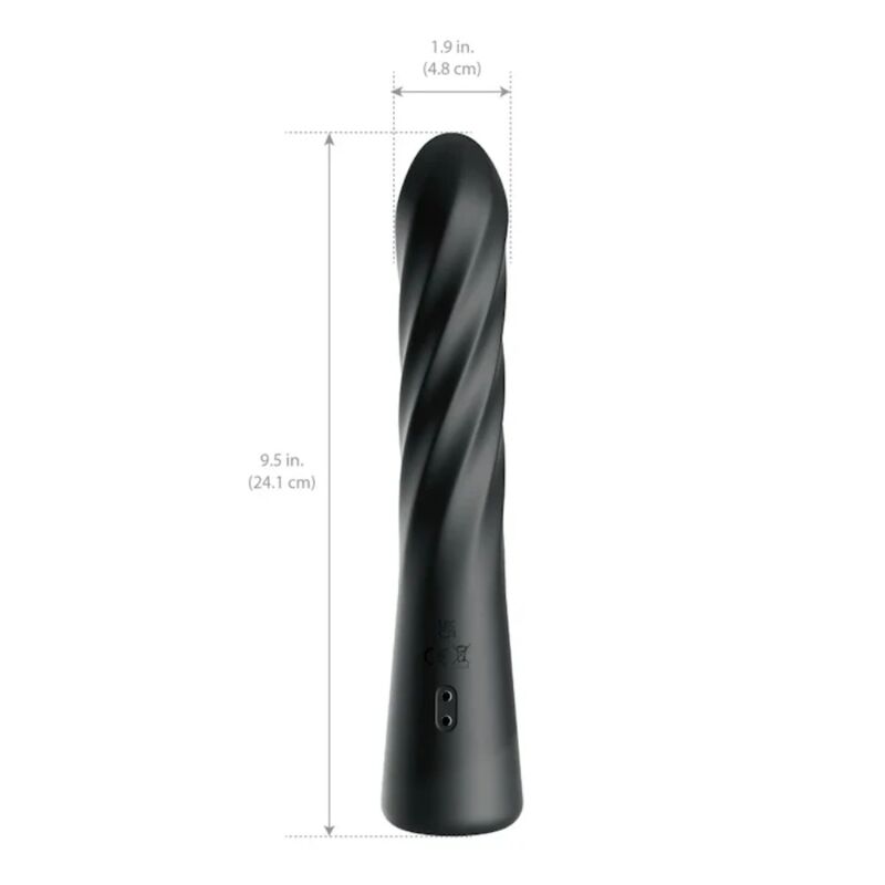 Alternative view of ANAL FANTASY ELITE - TWIST ECSTASY RECHARGEABLE ROTATING ANAL STIMULATOR