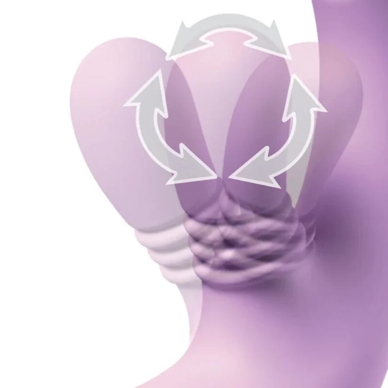 FANTASY FOR HER - INTIMOTION FLUTTER PRO PURPLE G-SPOT & CLITORAL RABBIT VIBRATOR - Bild 5