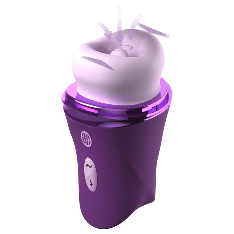 FANTASY FOR HER - LUSH KISS PLUSH PURPLE SUCTION & LICKING CLITORAL STIMULATOR