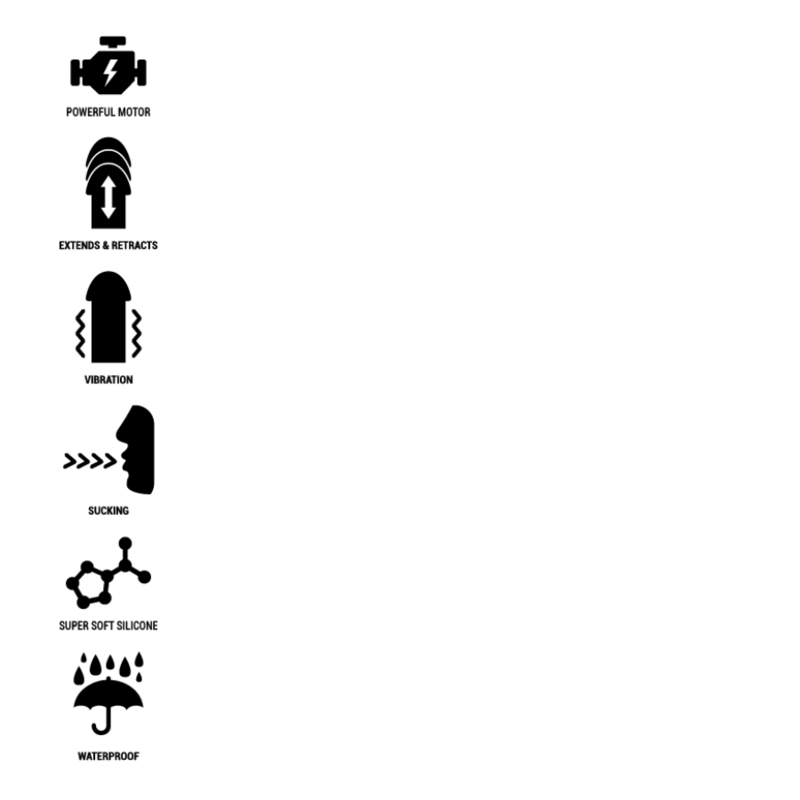 IBIZA - UP DOWN SUCTIONING VIBRATOR 15.5 CM