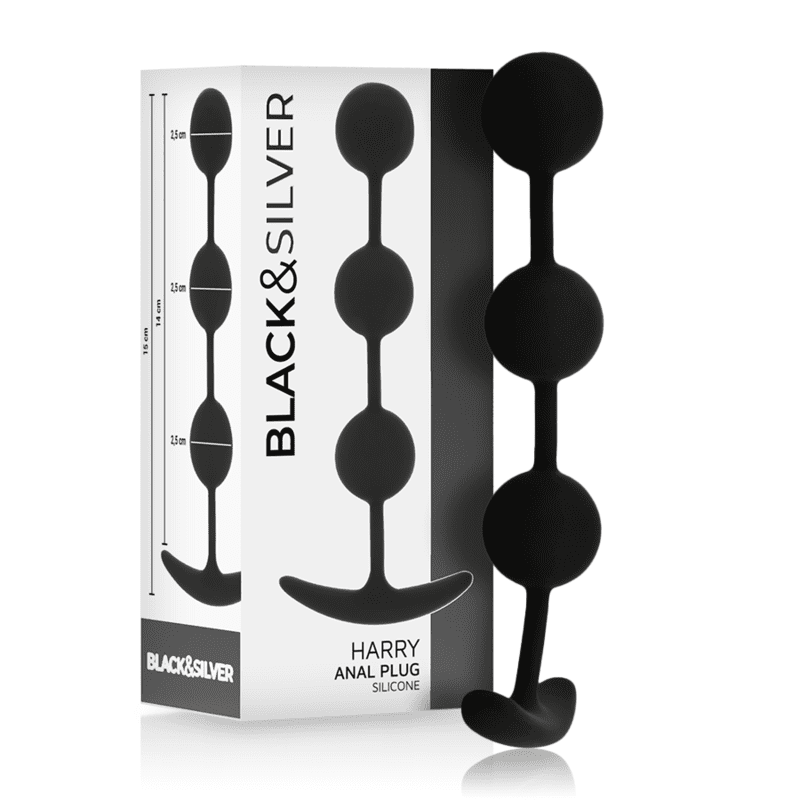 BLACKSILVER - HARRY ANAL BEADS 14 CM