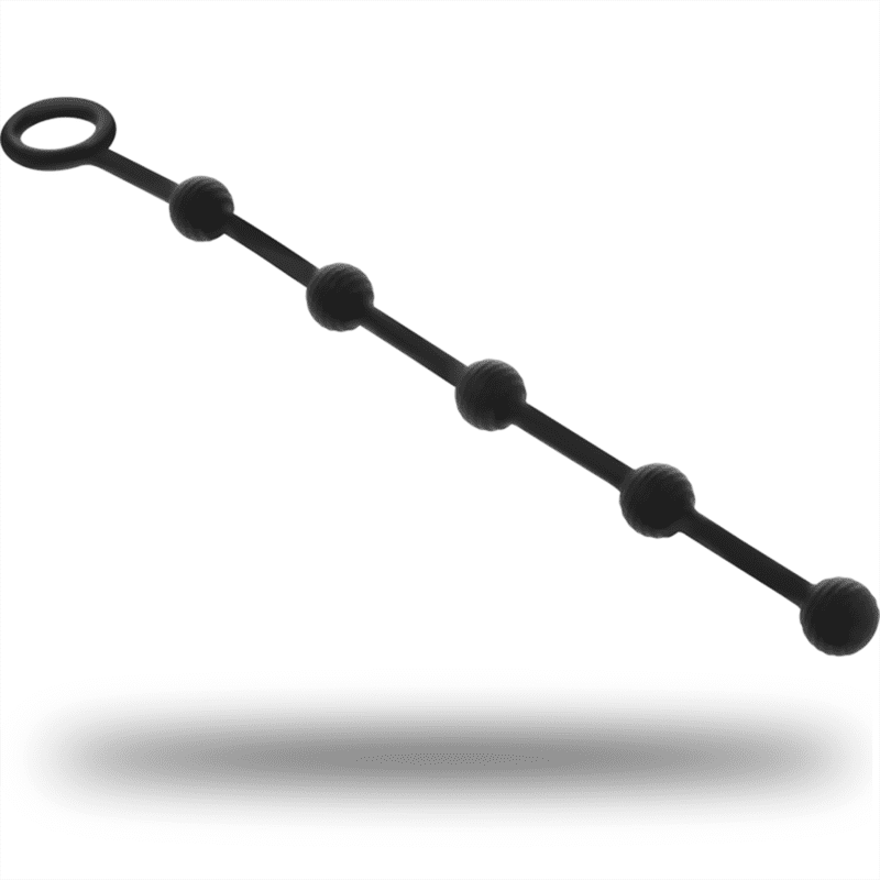 Alternative view of BLACKSILVER - KORG SILICONE ANAL CHAIN 23 CM