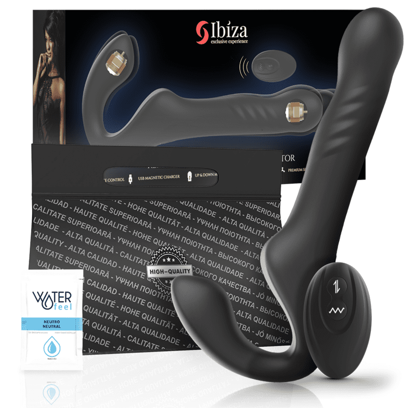 Alternative view of IBIZA - REMOTE CONTROL STRAPLESS VIBRATOR