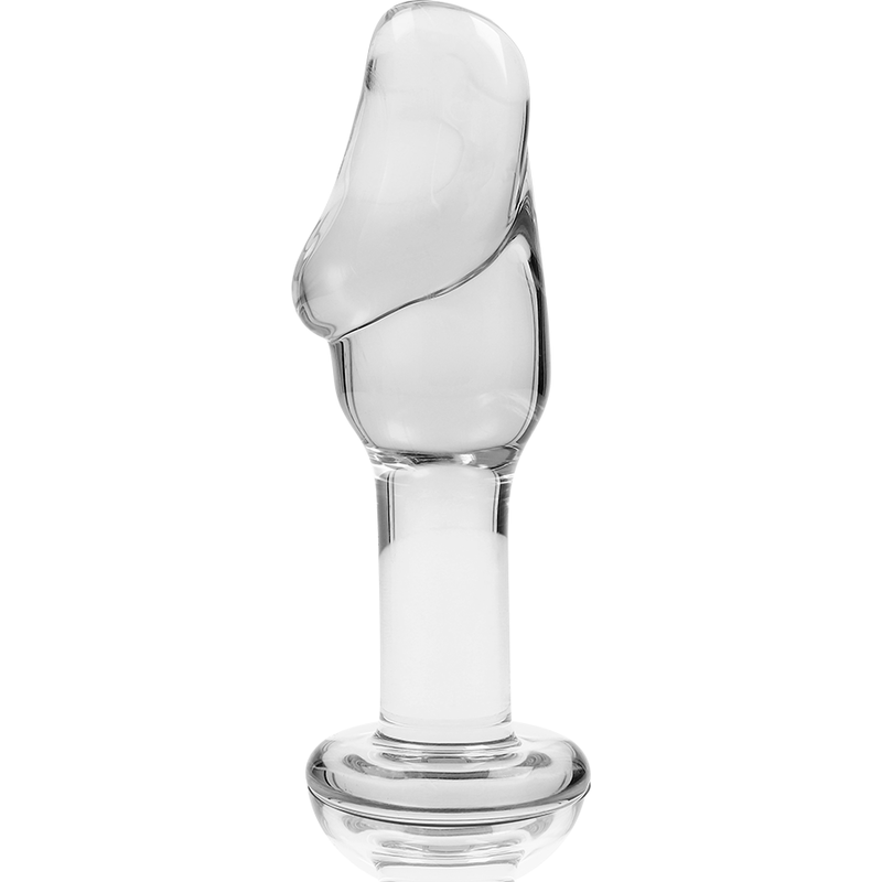 Alternative view of NEBULA SERIES BY IBIZA - MODEL 6 ANAL PLUG BOROSILICATE GLASS 12.5 X 4 CM CLEAR